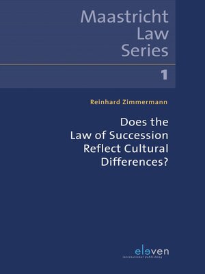 cover image of Does the Law of Succession Reflect Cultural Differences?